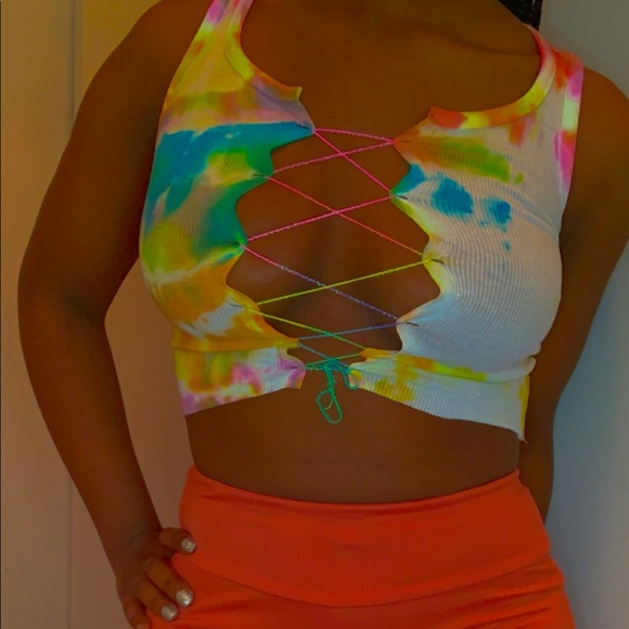 CUSTOM ITEM DYED MYSELF ✨ STRETCH MATERIAL - Picture 2 of 3